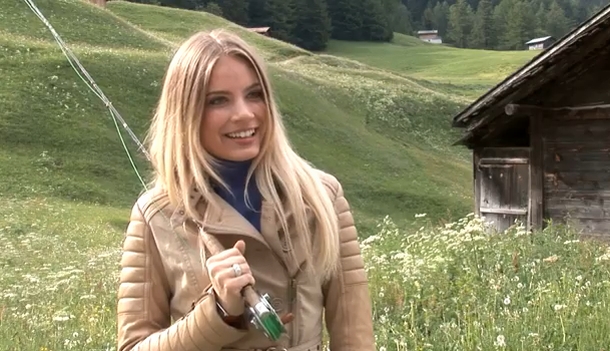 VIDEO: Fishing with Miss Switzerland